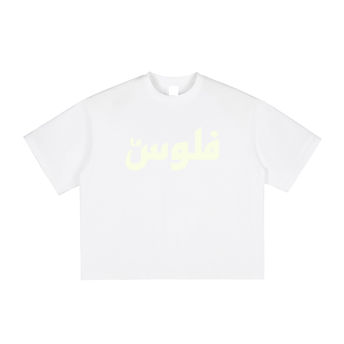 LéFloos Vintage Washed White Boxy T-Shirt