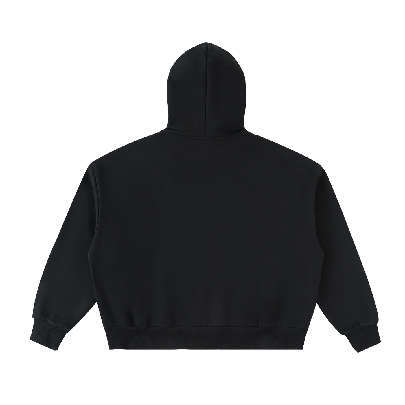 LéFloos Full Zippa Boxy Black Hoodie