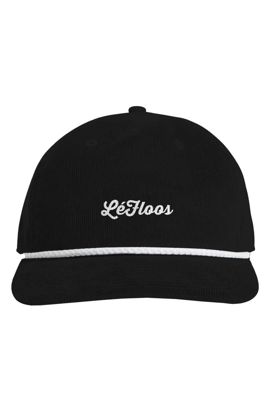 Cord Rope Black Corduroy Cap