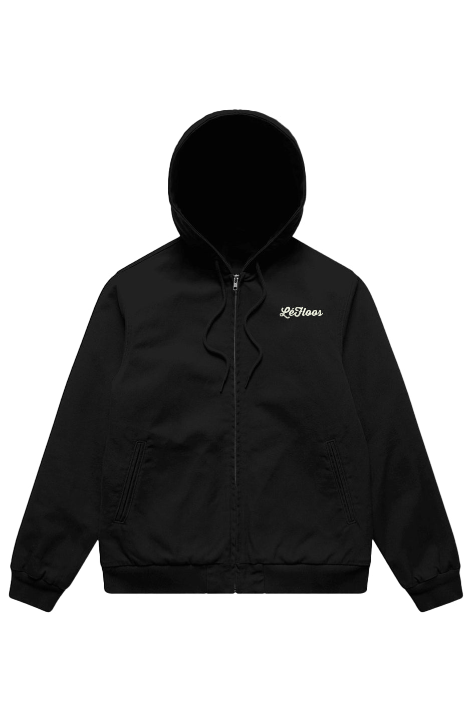 LéFloos Black Bomber Hood Jacket