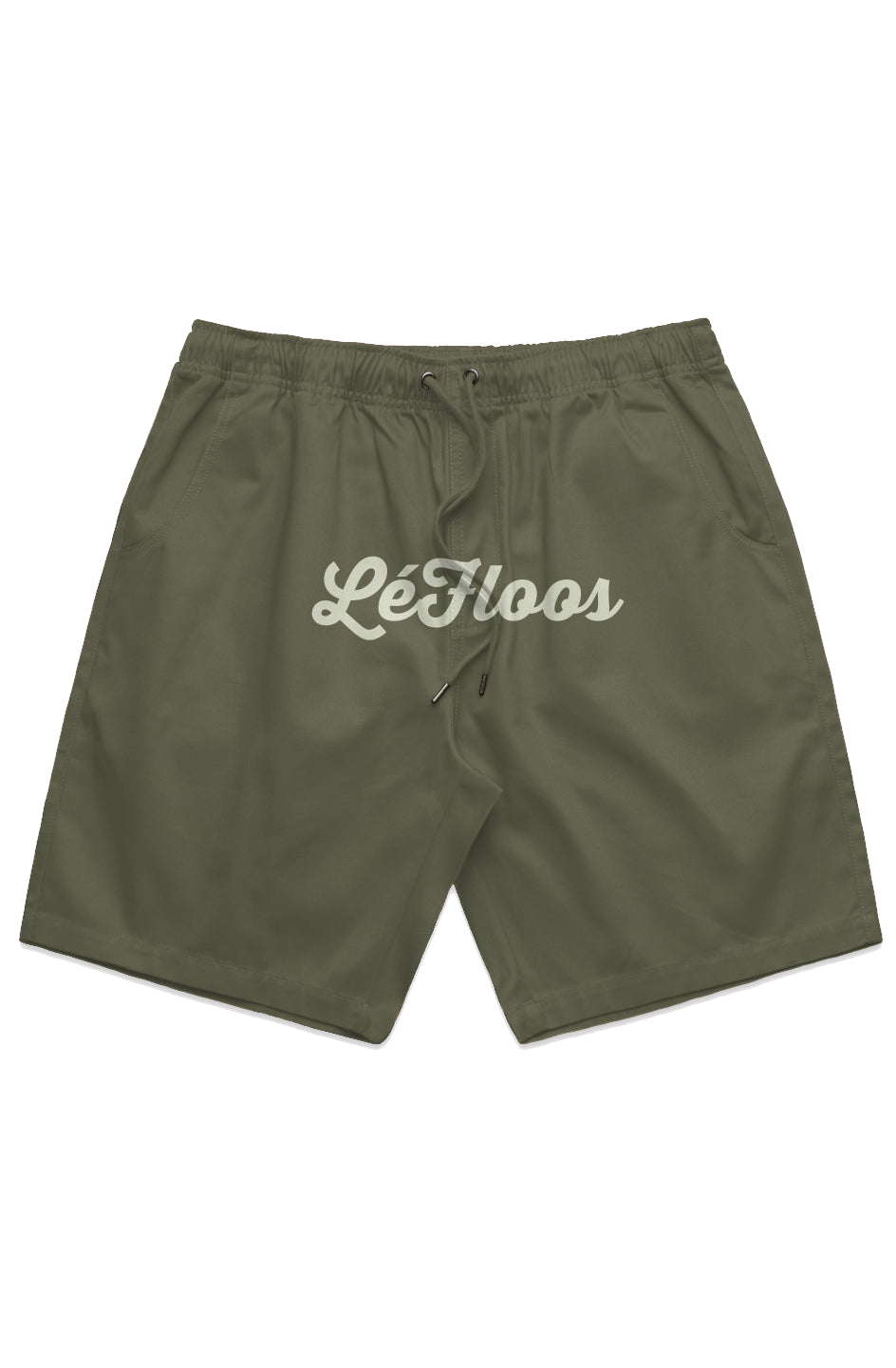 LéFloos Walk On Water Army Green Shorts