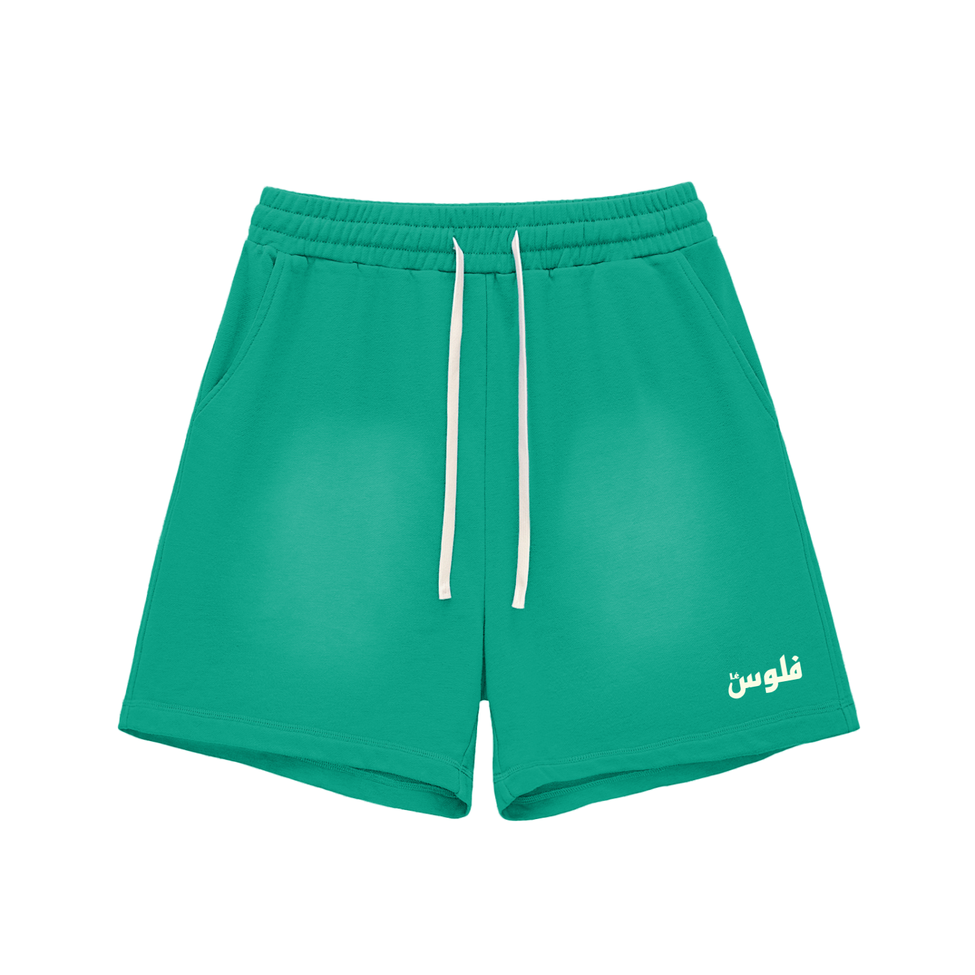 Moon Faded Green Shorts