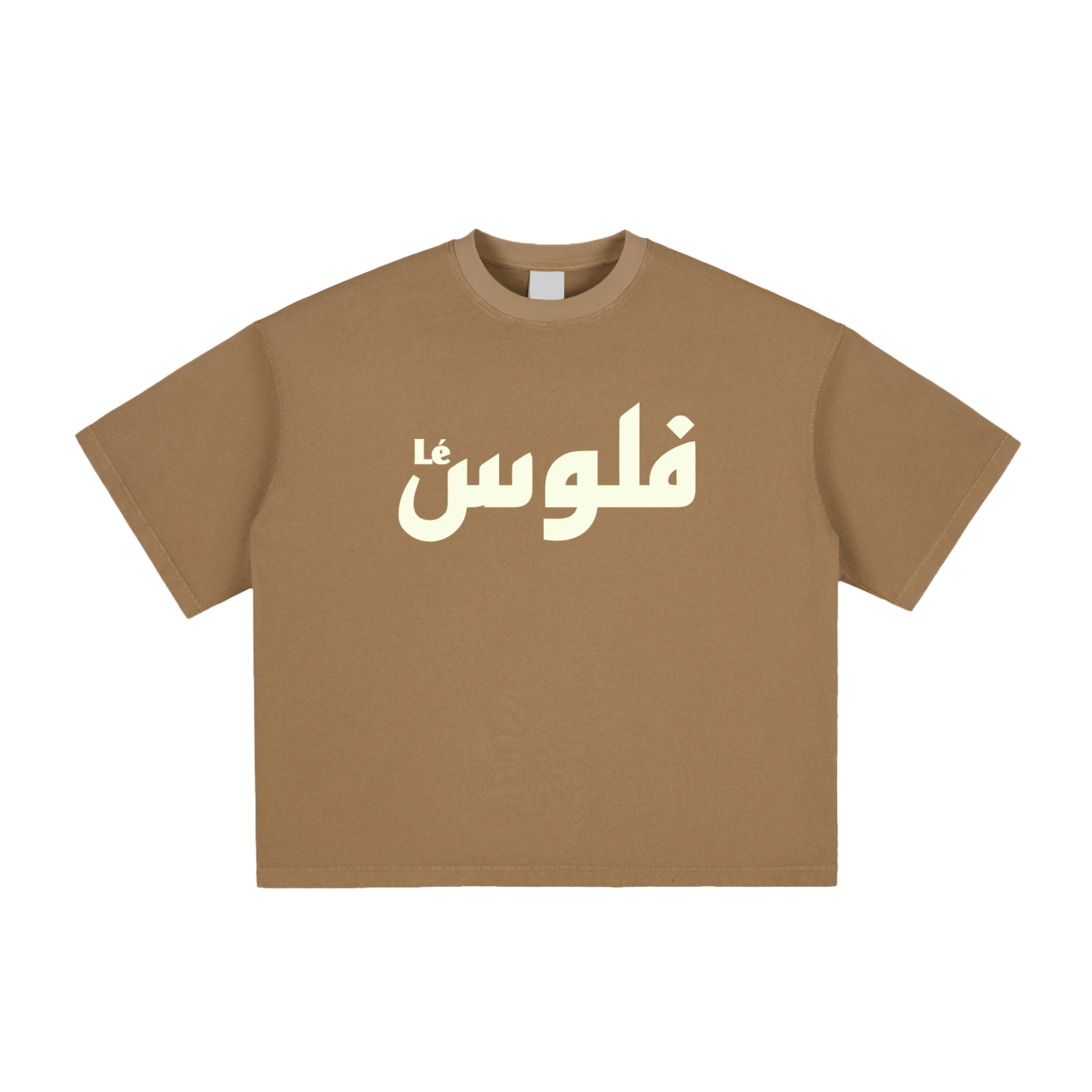 Vintage Washed Coffee Boxy T-Shirt