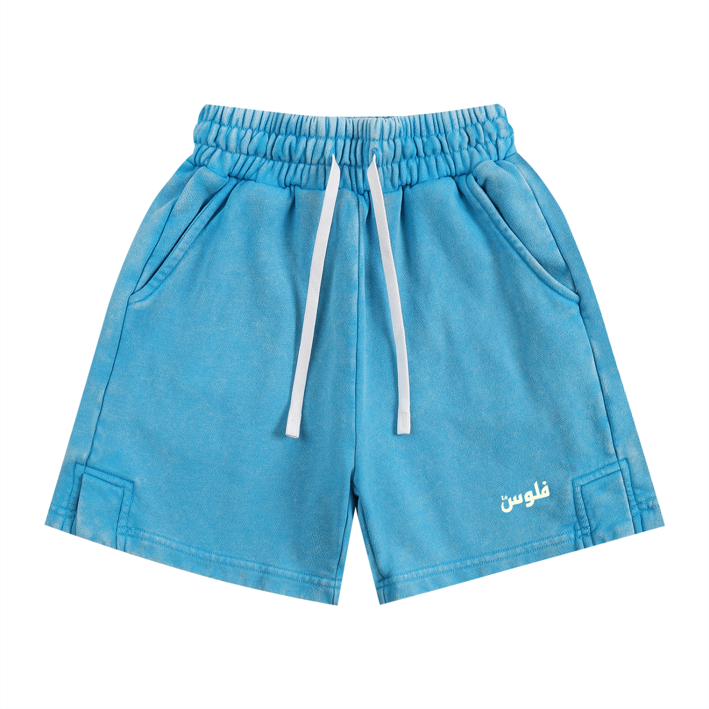 Kids & Youth Vintage Washed Blue Shorts