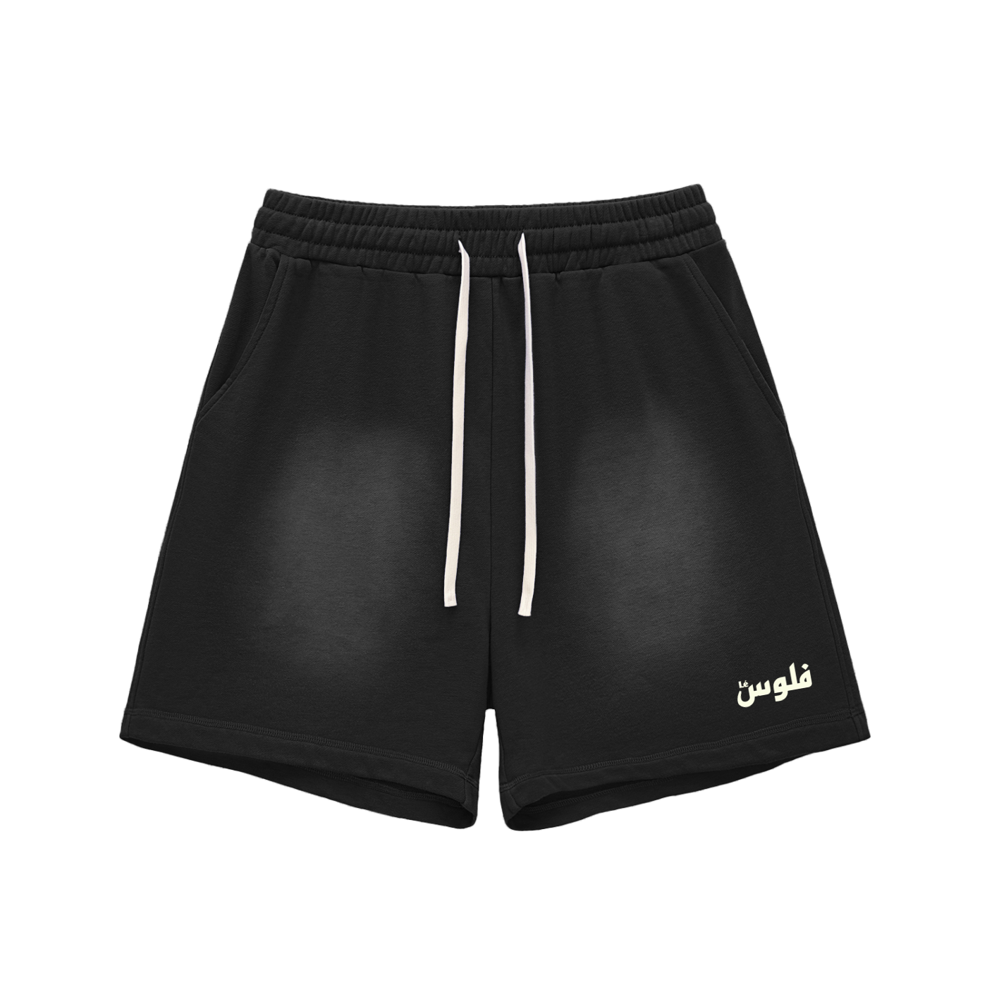 Moon Faded Black Shorts