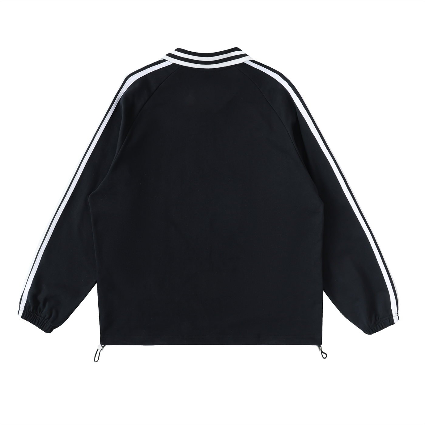 LéFloos Striped Black Collar Sweatshirt