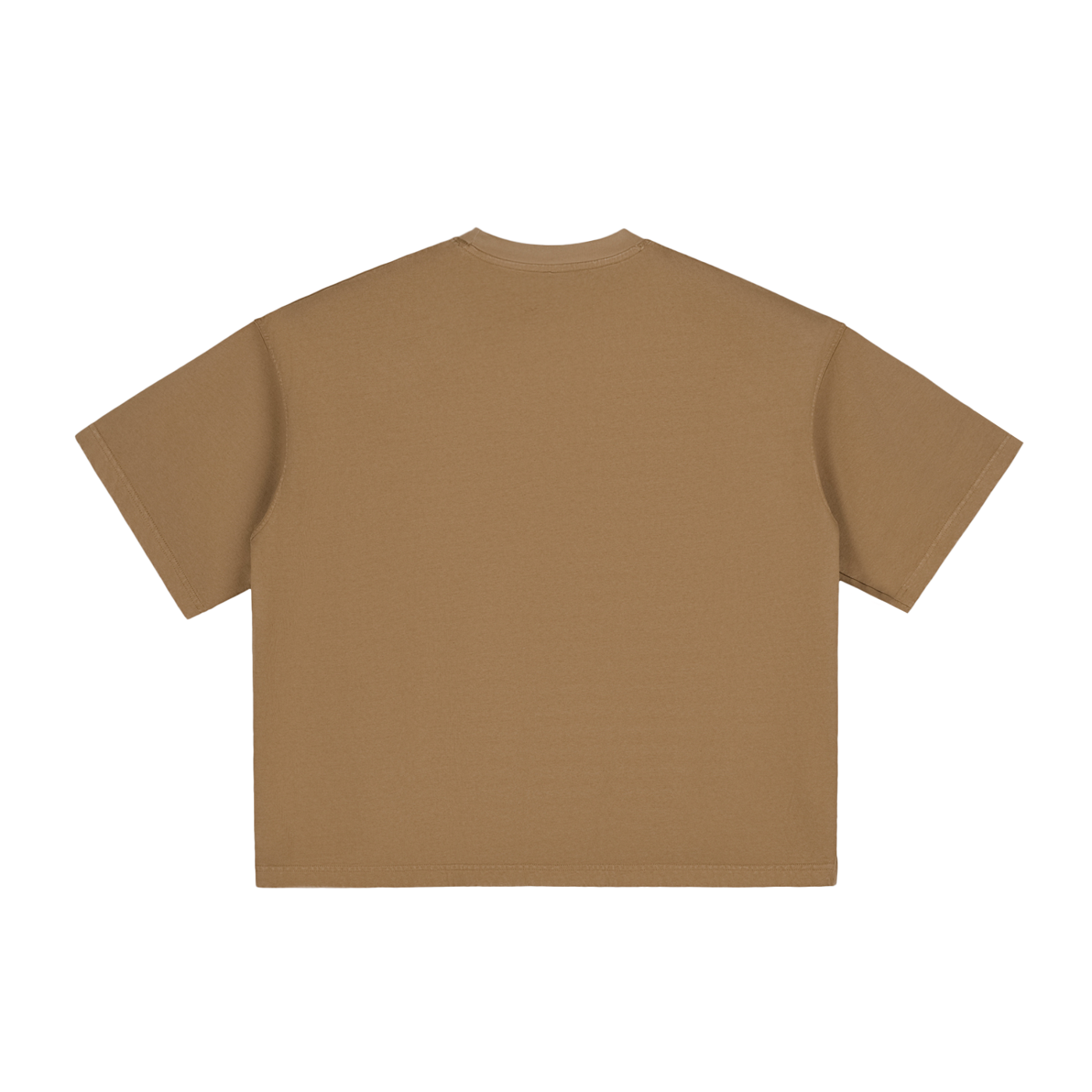 Vintage Washed Coffee Boxy T-Shirt