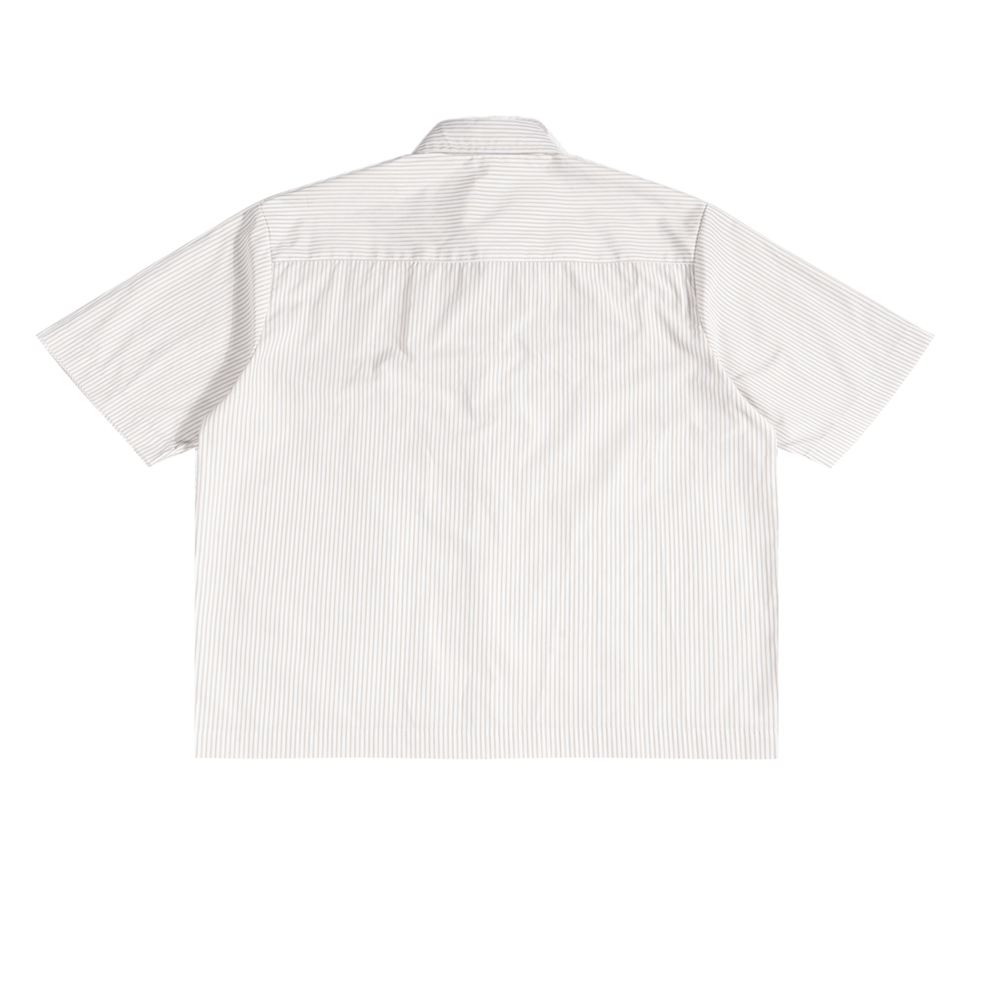 LéFloos Oversized White Striped Boxy Shirt
