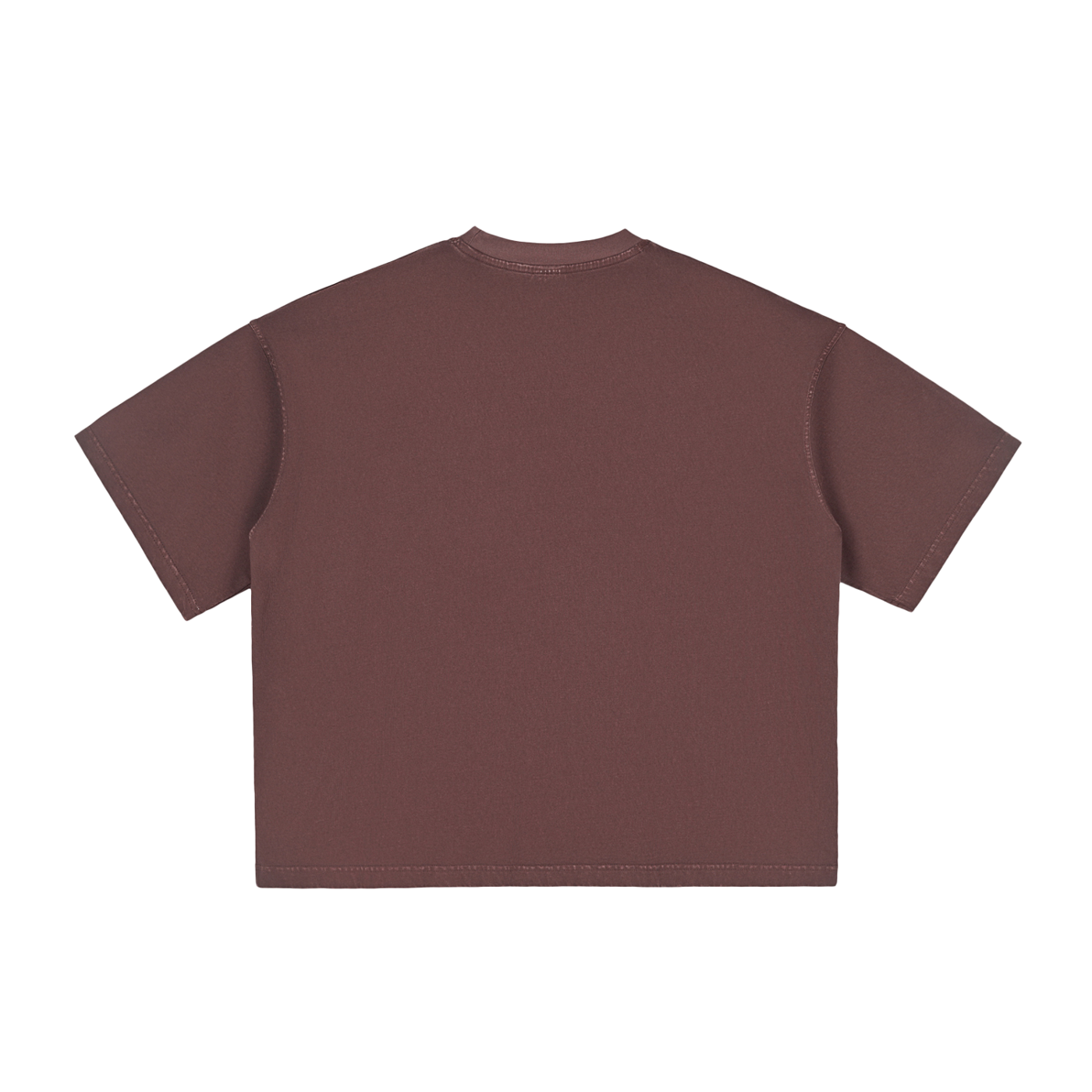 Vintage Washed Plum Boxy T-Shirt