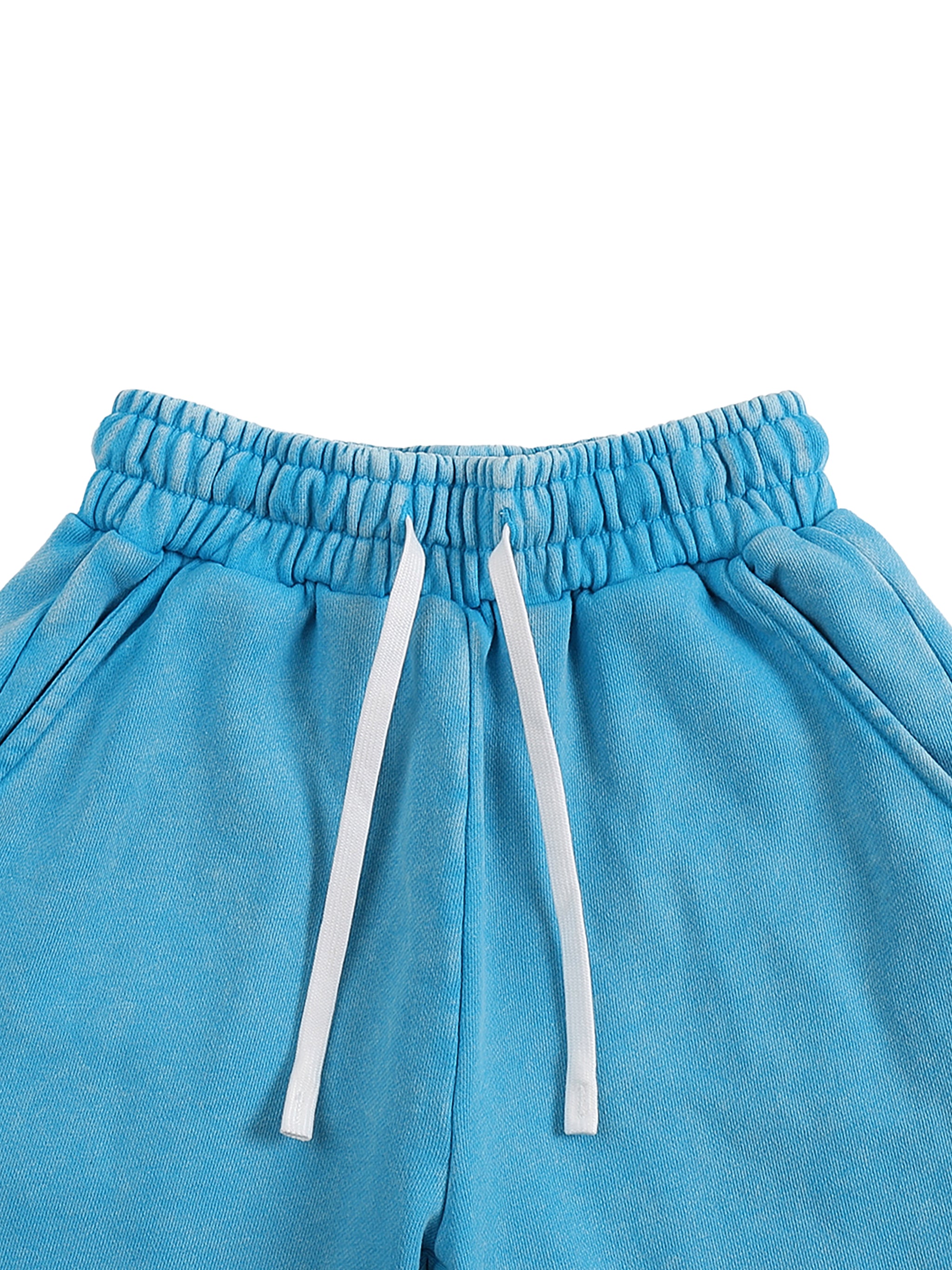 Kids & Youth Vintage Washed Blue Shorts