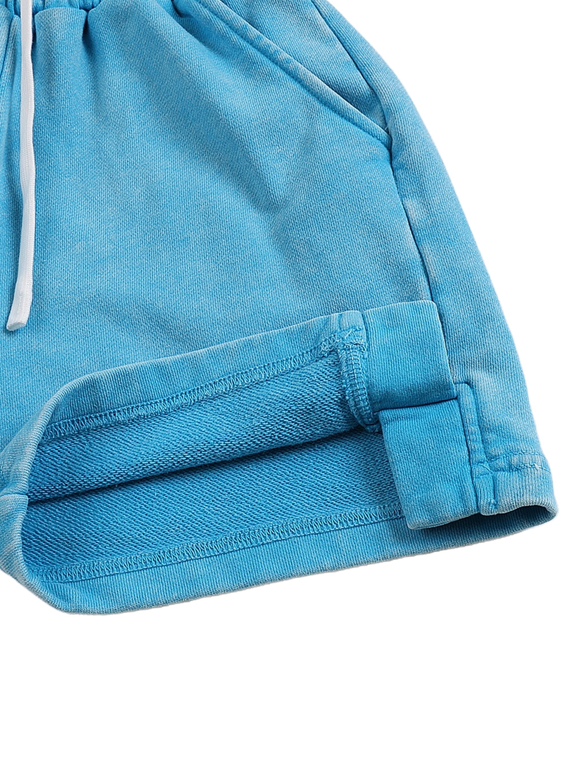 Kids & Youth Vintage Washed Blue Shorts
