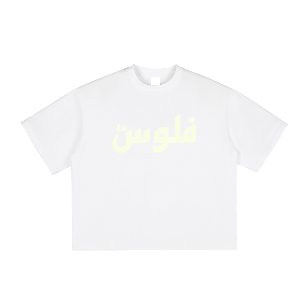 LéFloos Vintage Washed White Boxy T-Shirt