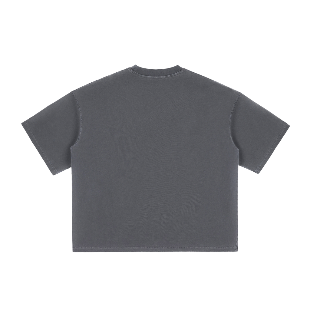 LéFloos Vintage Washed White Boxy T-Shirt