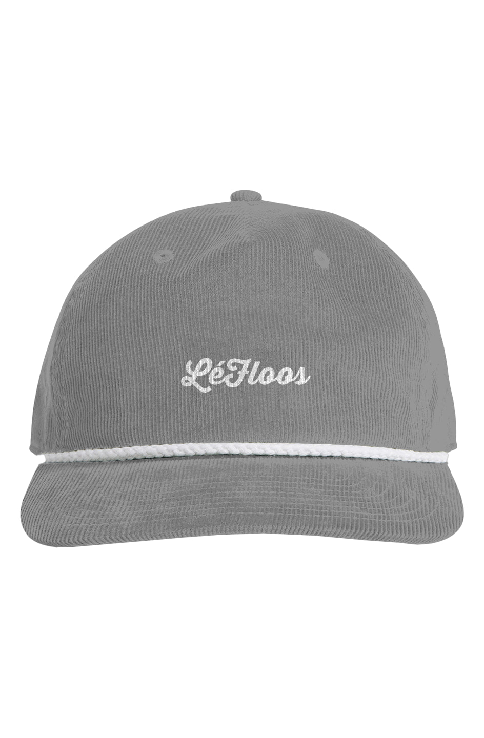 Cord Rope Grey Corduroy Cap