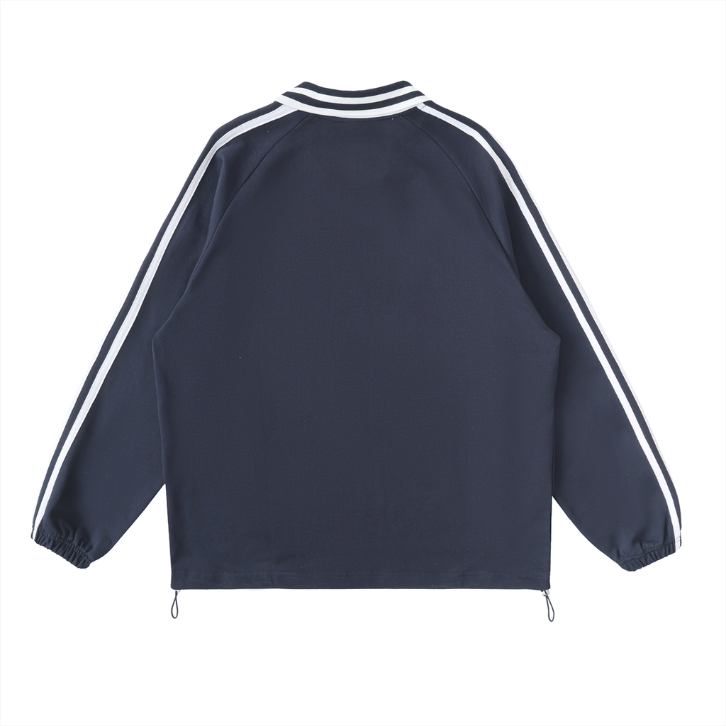 LéFloos Striped Navy Collar Sweatshirt