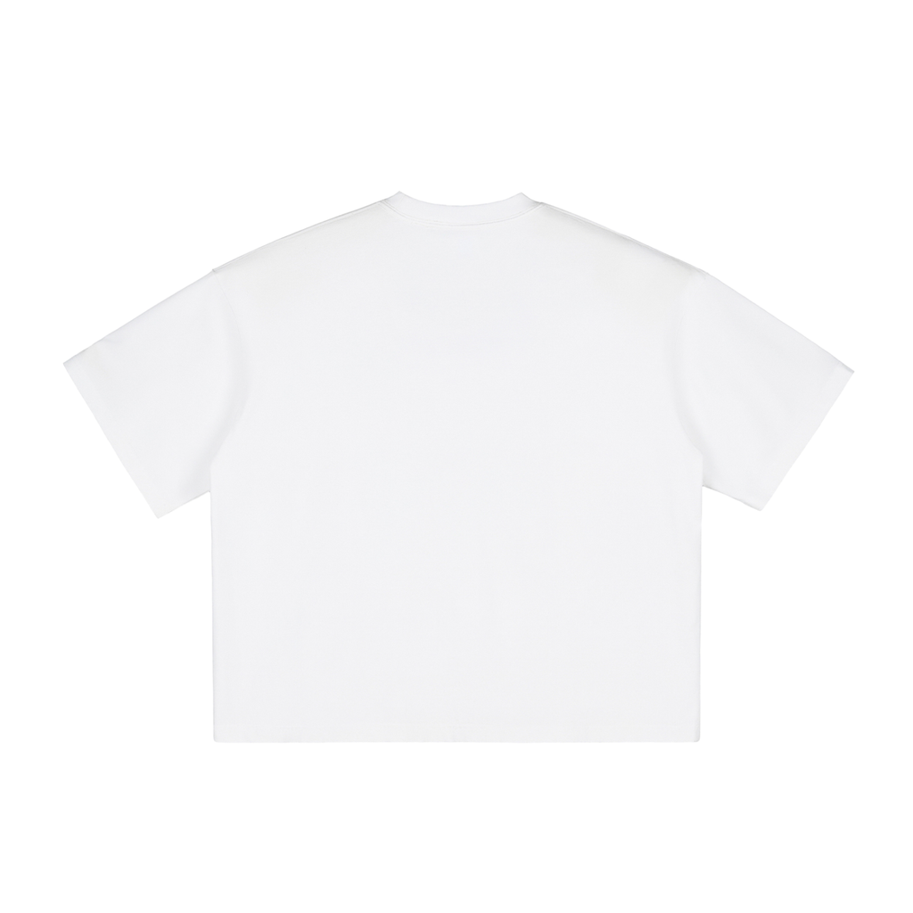 LéFloos Vintage Washed White Boxy T-Shirt