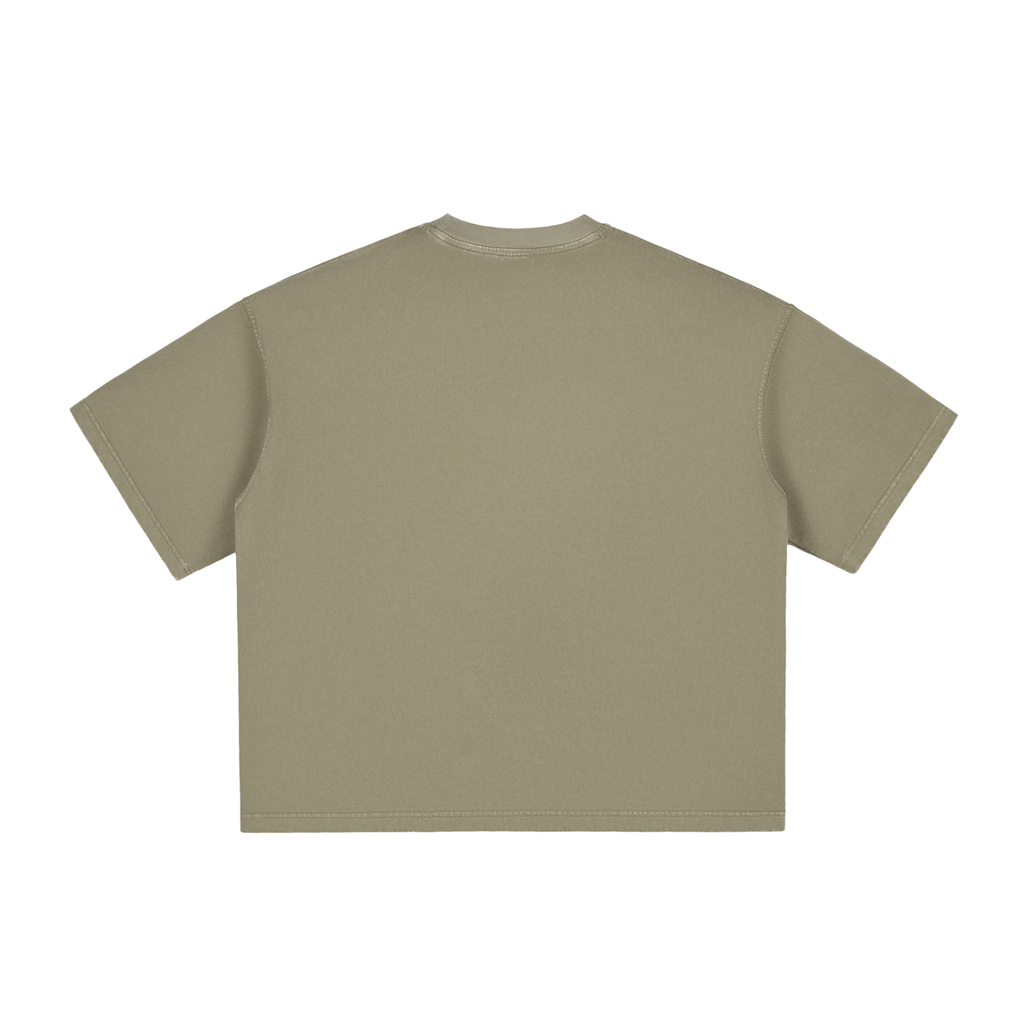 LéFloos Vintage Washed White Boxy T-Shirt