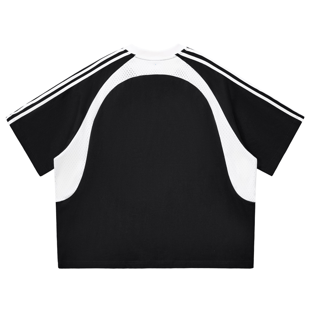 LéFloos Stripe Mesh T-Shirt