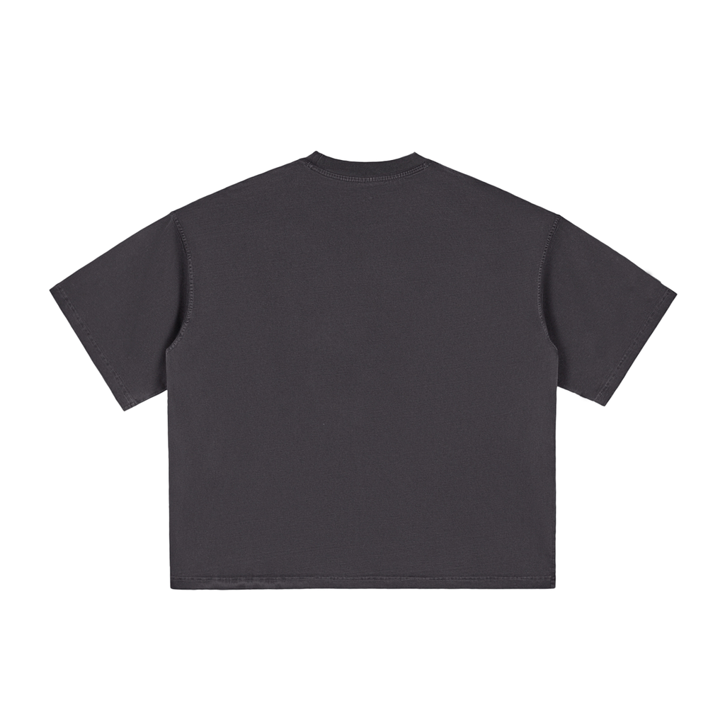 LéFloos Vintage Washed Black Boxy T-Shirt