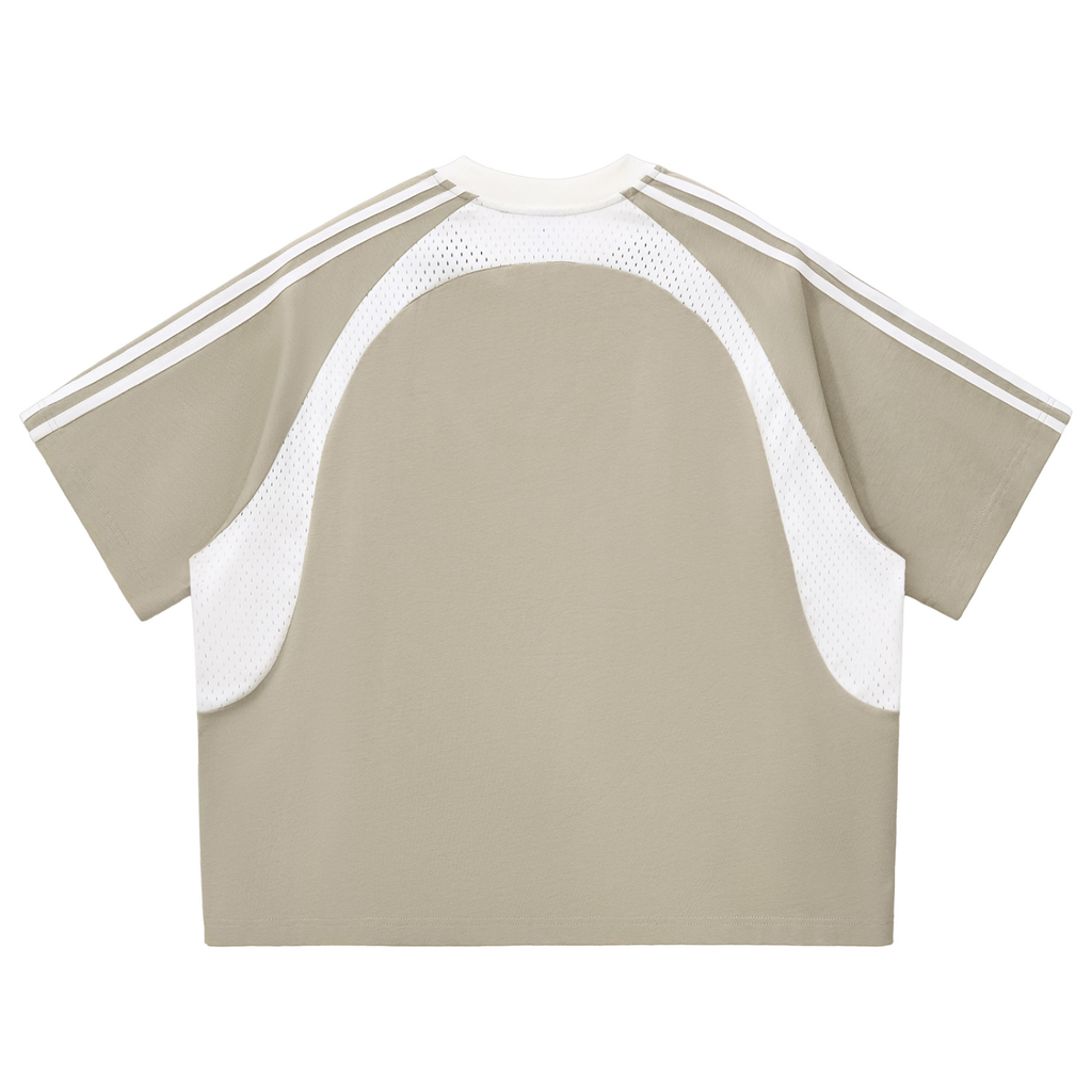 LéFloos Stripe Mesh T-Shirt