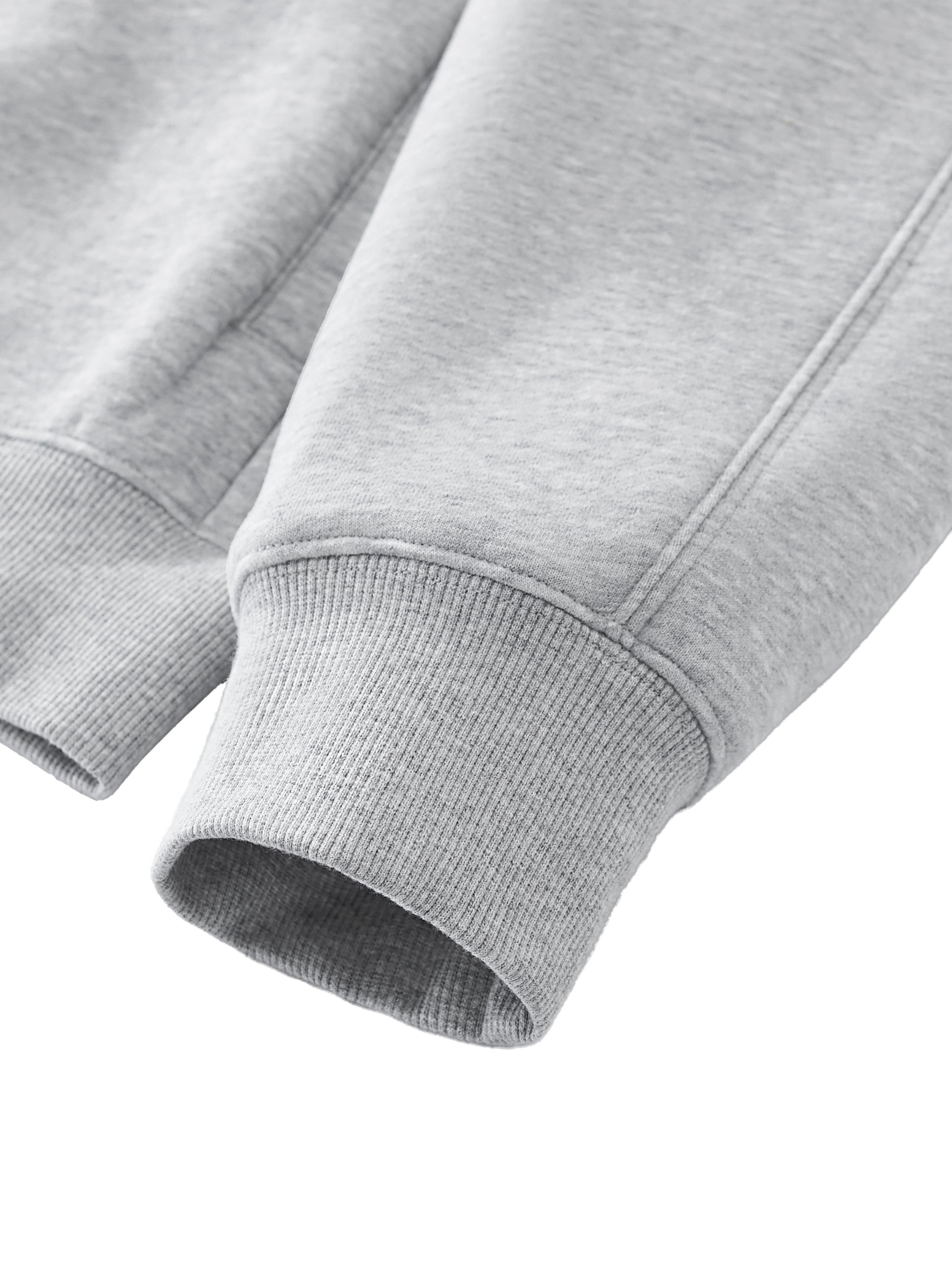 LéFloos Grey Varsity Fleece Jacket
