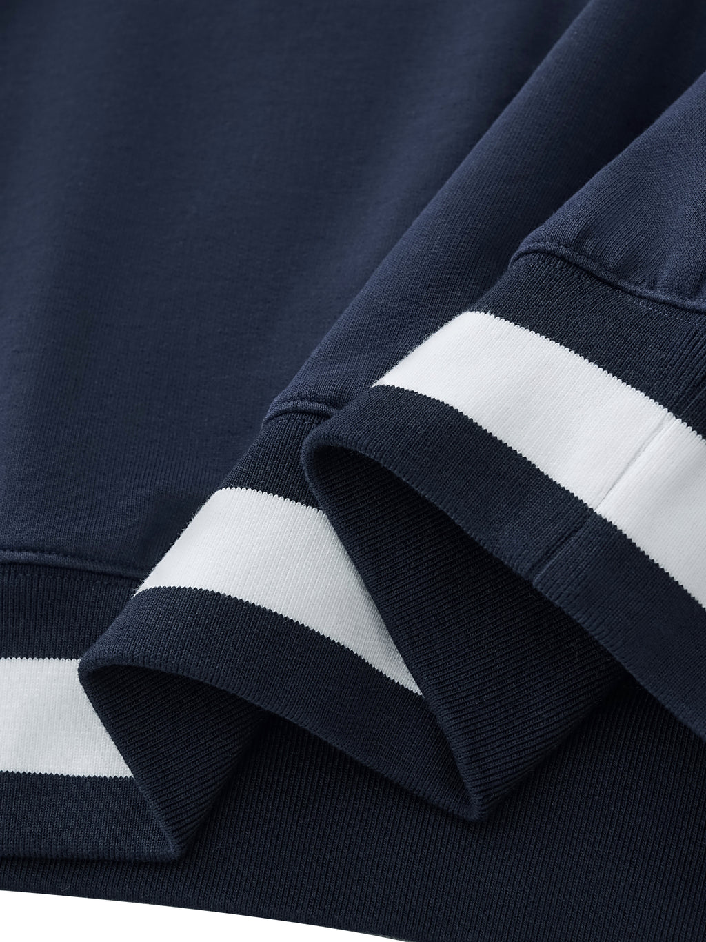 LéFloos Boxy Blue V-Neck Sweatshirt